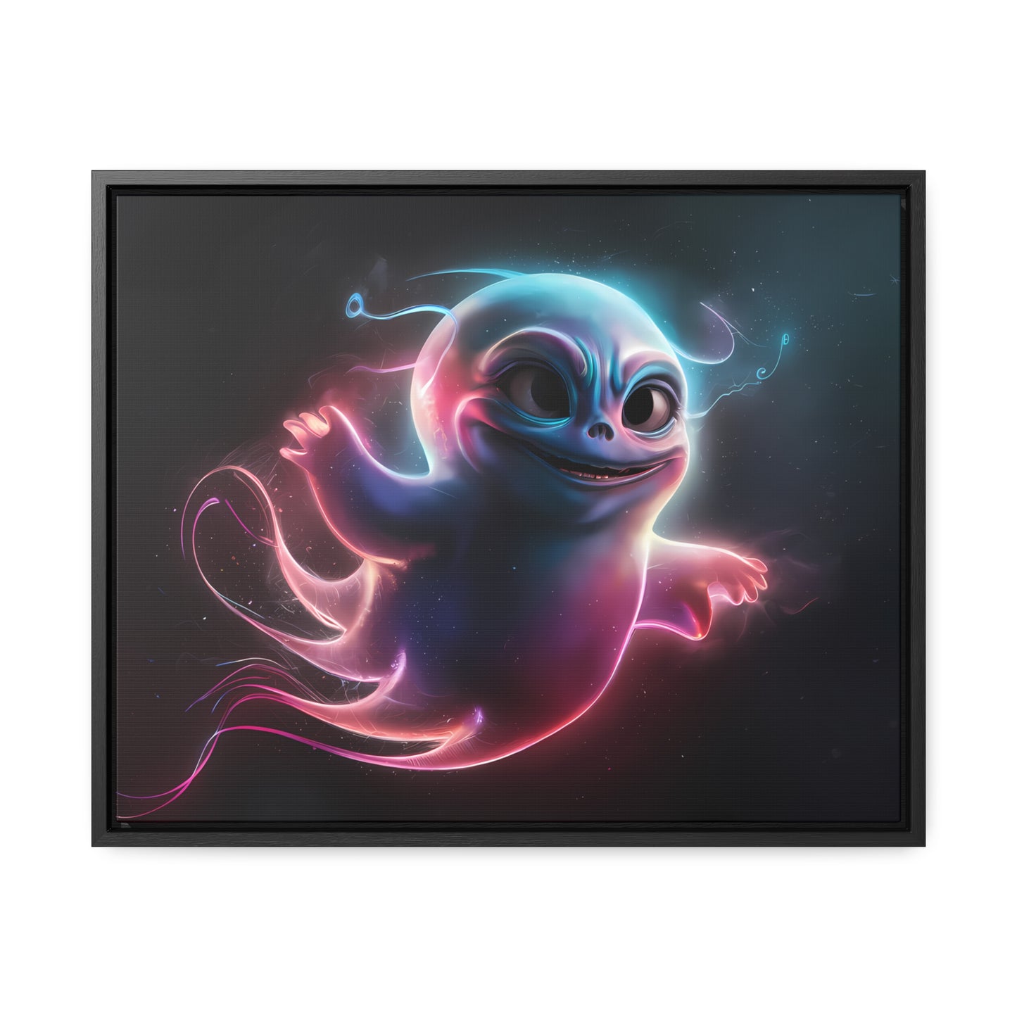 Neon Ghostling - Gallery Canvas Wraps, Horizontal Frame