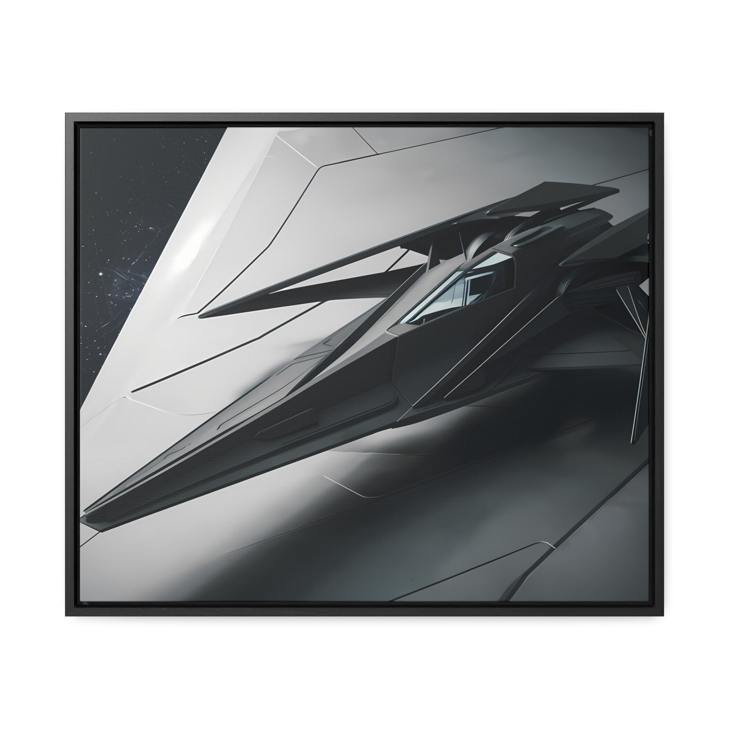 Starlance Stealth Interceptor - Gallery Canvas Wraps, Horizontal Frame