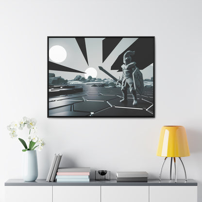 Guardian of the Twin Suns - Gallery Canvas Wraps, Horizontal Frame