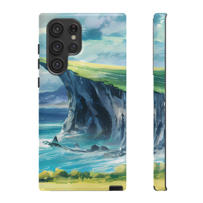 Anime Cliff by the Sea - Smartphone Tough Cases