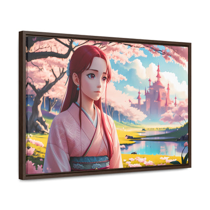 "Whispers of Spring in the Enchanted Realm" - Gallery Canvas Wraps, Horizontal Frame