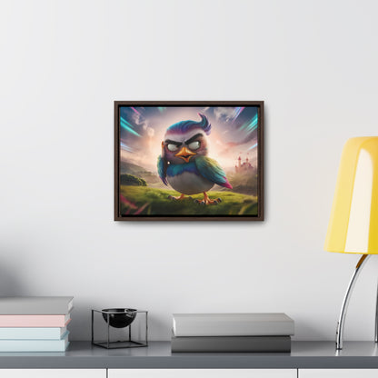 Feathered Fury: The Guardian of the Sky - Gallery Canvas Wraps, Horizontal Frame