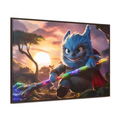 Guardian of the Enchanted Forest - Gallery Canvas Wraps, Horizontal Frame