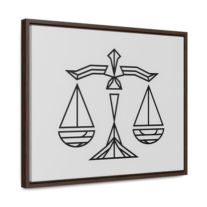 Balance of Justice - Gallery Canvas Wraps, Horizontal Frame