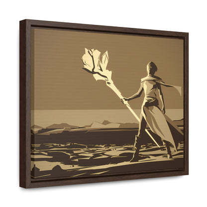 Wanderer of the Desolate Lands - Gallery Canvas Wraps, Horizontal Frame