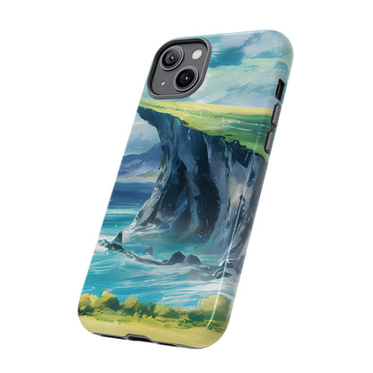 Anime Cliff by the Sea - Smartphone Tough Cases