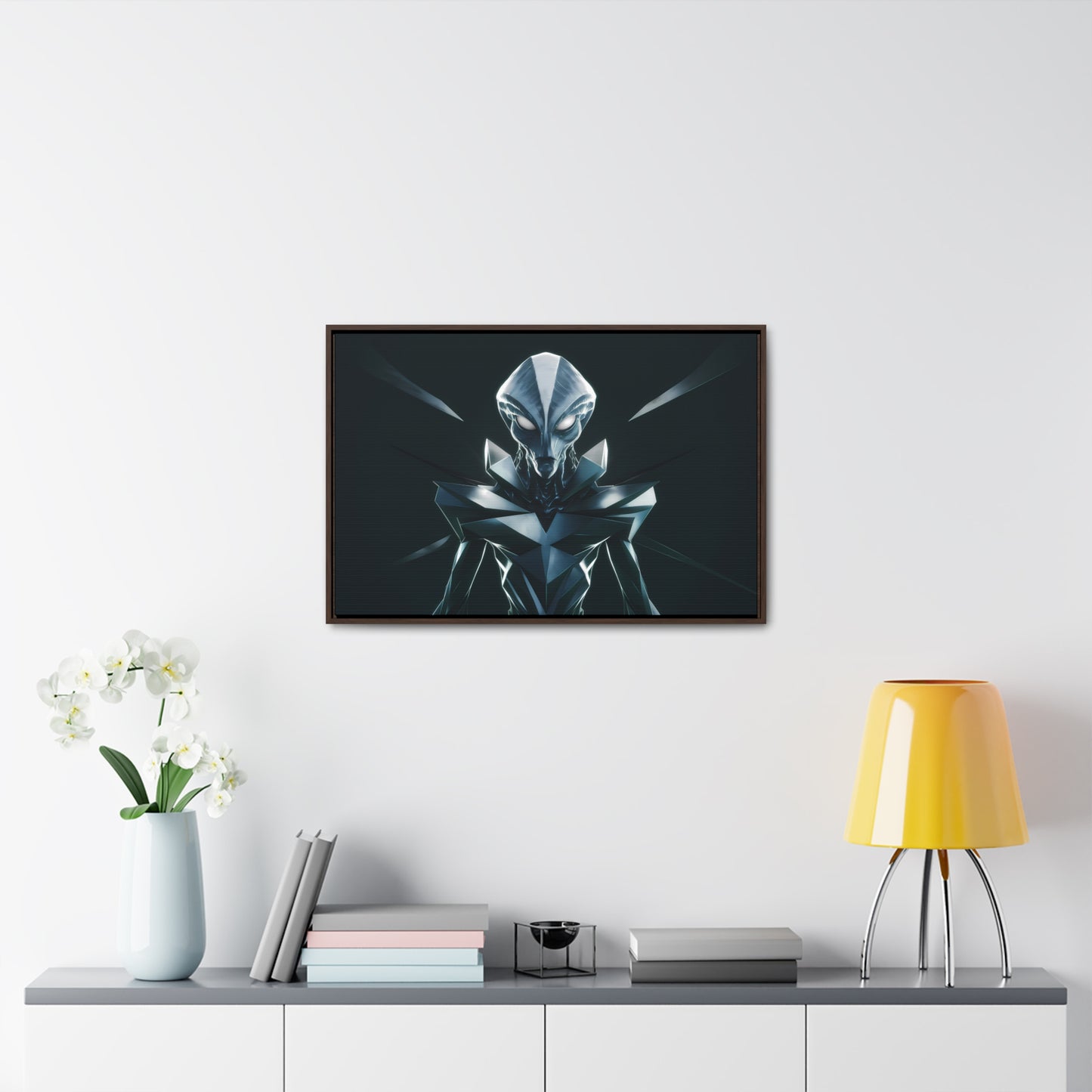 Ethereal Sentinel - Gallery Canvas Wraps, Horizontal Frame