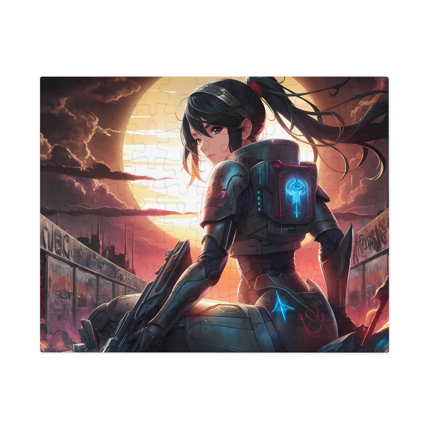 Shadow of the Cyber Dawn - Jigsaw Puzzle (30, 110, 252, 500,1000-Piece)