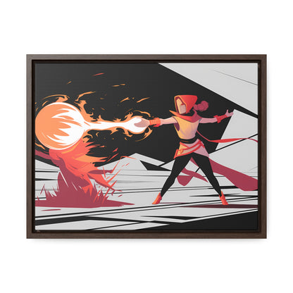 Conjuring the Firestorm - Gallery Canvas Wraps, Horizontal Frame