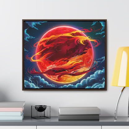 Eclipse of the Eternal Phoenix - Gallery Canvas Wraps, Horizontal Frame