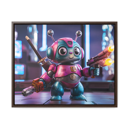 Robo-Samurai Defender - Gallery Canvas Wraps, Horizontal Frame