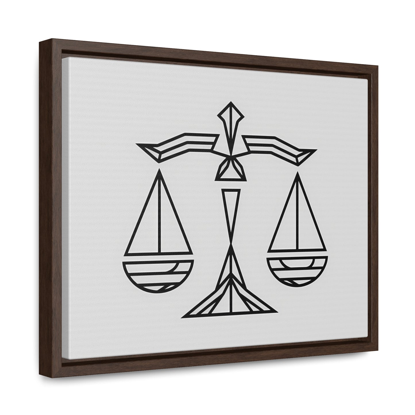 Balance of Justice - Gallery Canvas Wraps, Horizontal Frame