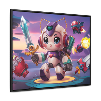 Battle Bot Hero - Gallery Canvas Wraps, Horizontal Frame