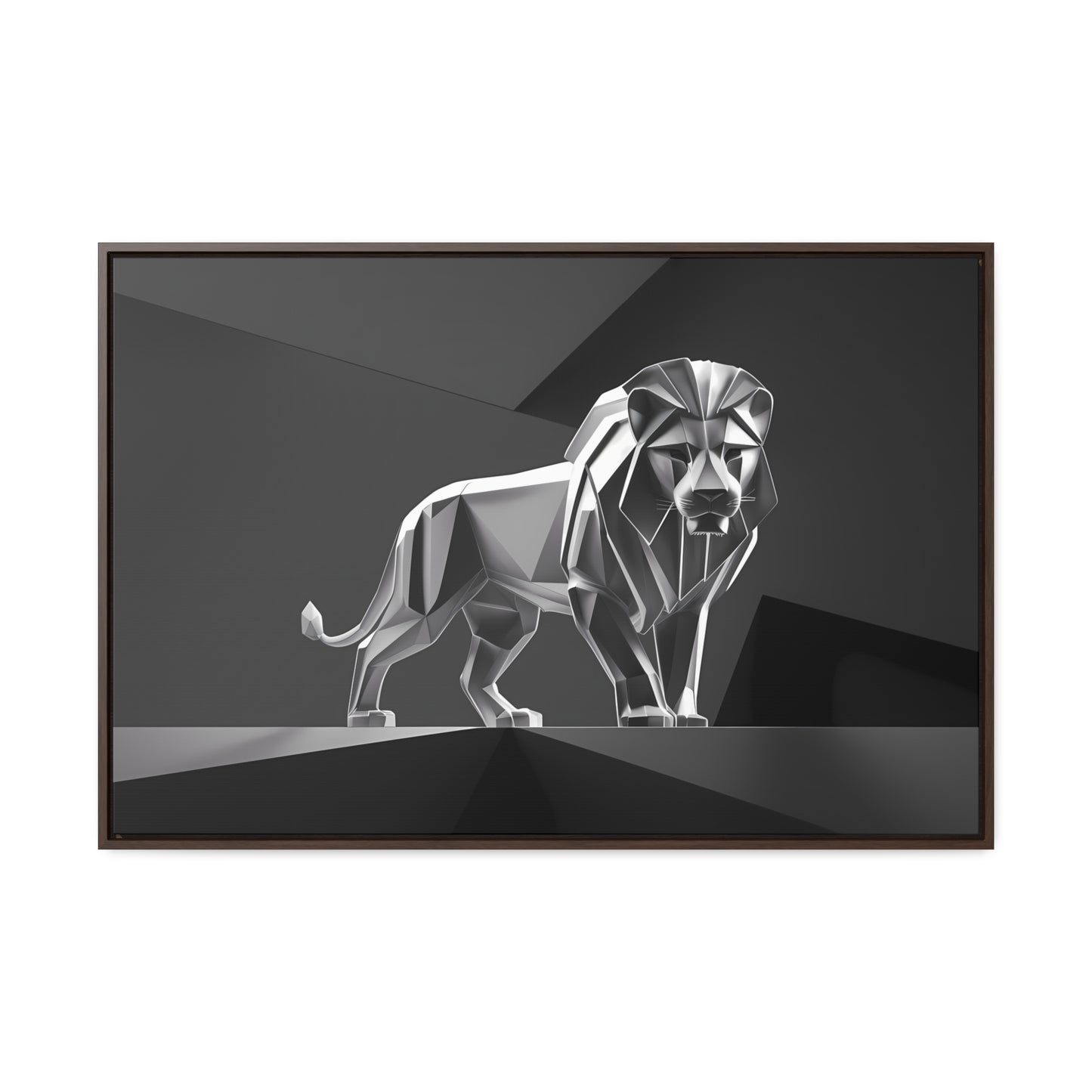 Majestic Steel Sentinel - Gallery Canvas Wraps, Horizontal Frame