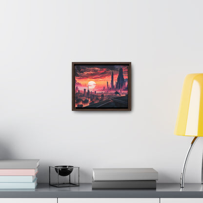 City of the Last Dawn - Gallery Canvas Wraps, Horizontal Frame