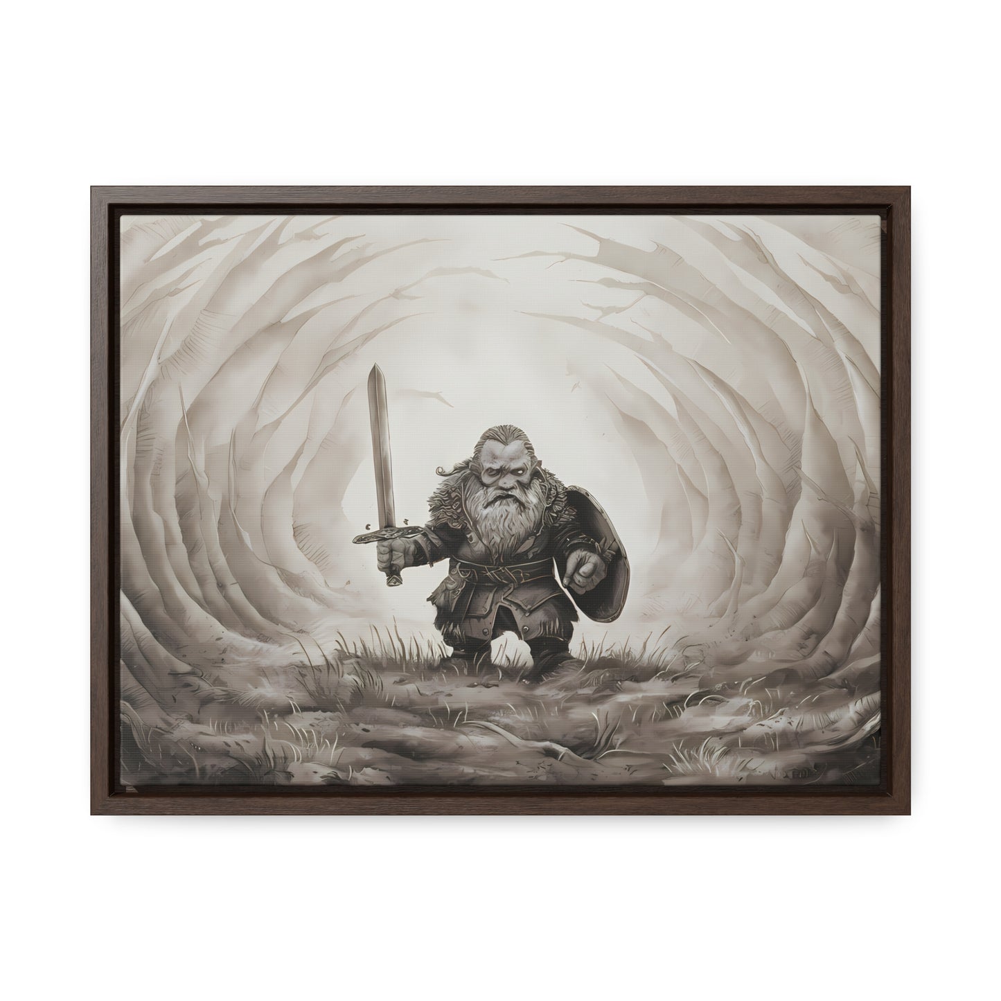 Defender of the Hollowed Path - Gallery Canvas Wraps, Horizontal Frame