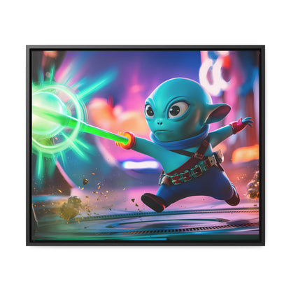 Galactic Defender - Gallery Canvas Wraps, Horizontal Frame