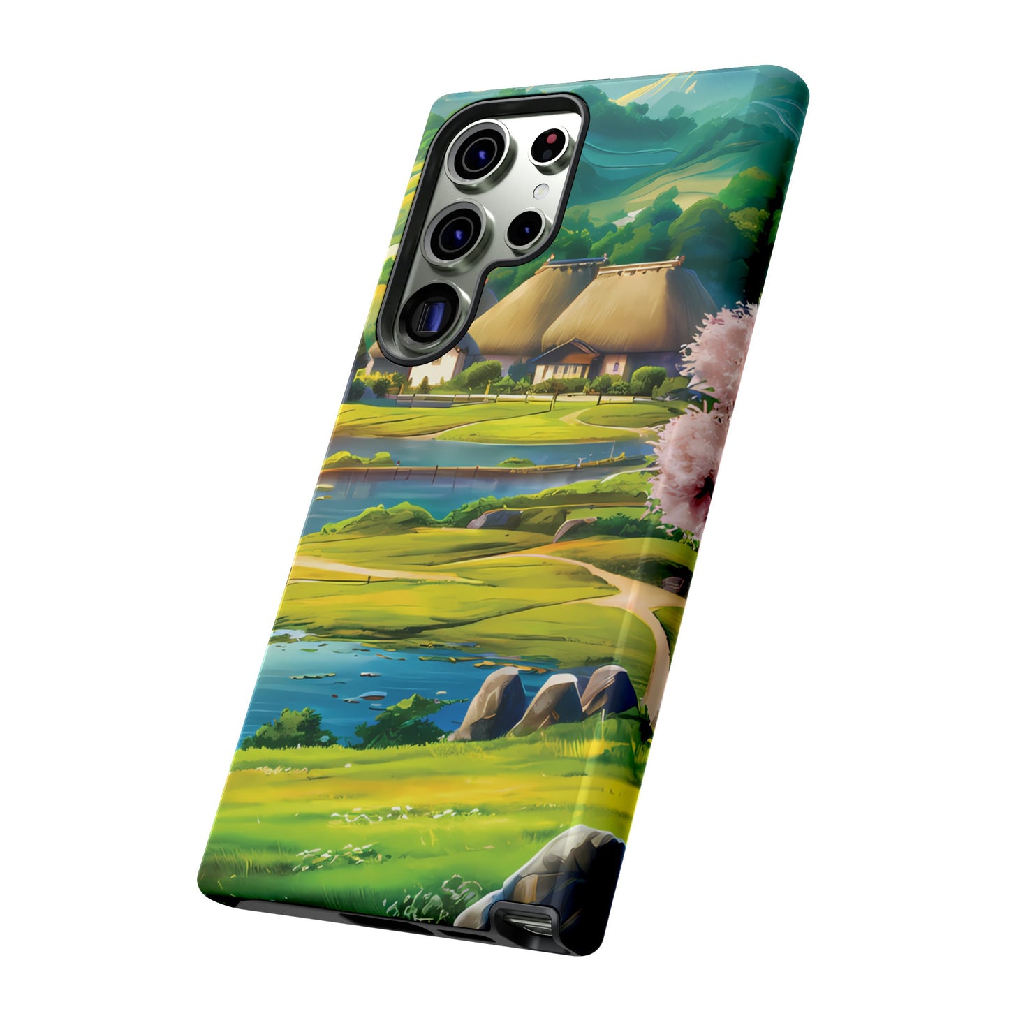 Idyllic Anime Village - Smartphone Tough Cases