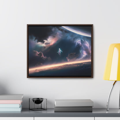 Ascension Beyond the Horizon - Gallery Canvas Wraps, Horizontal Frame