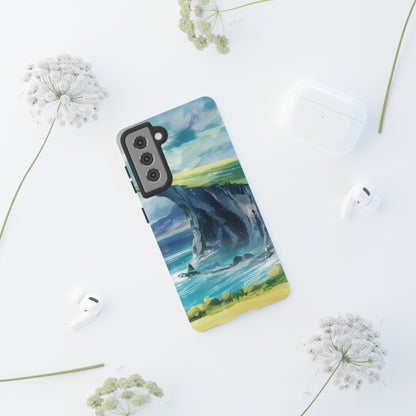 Anime Cliff by the Sea - Smartphone Tough Cases