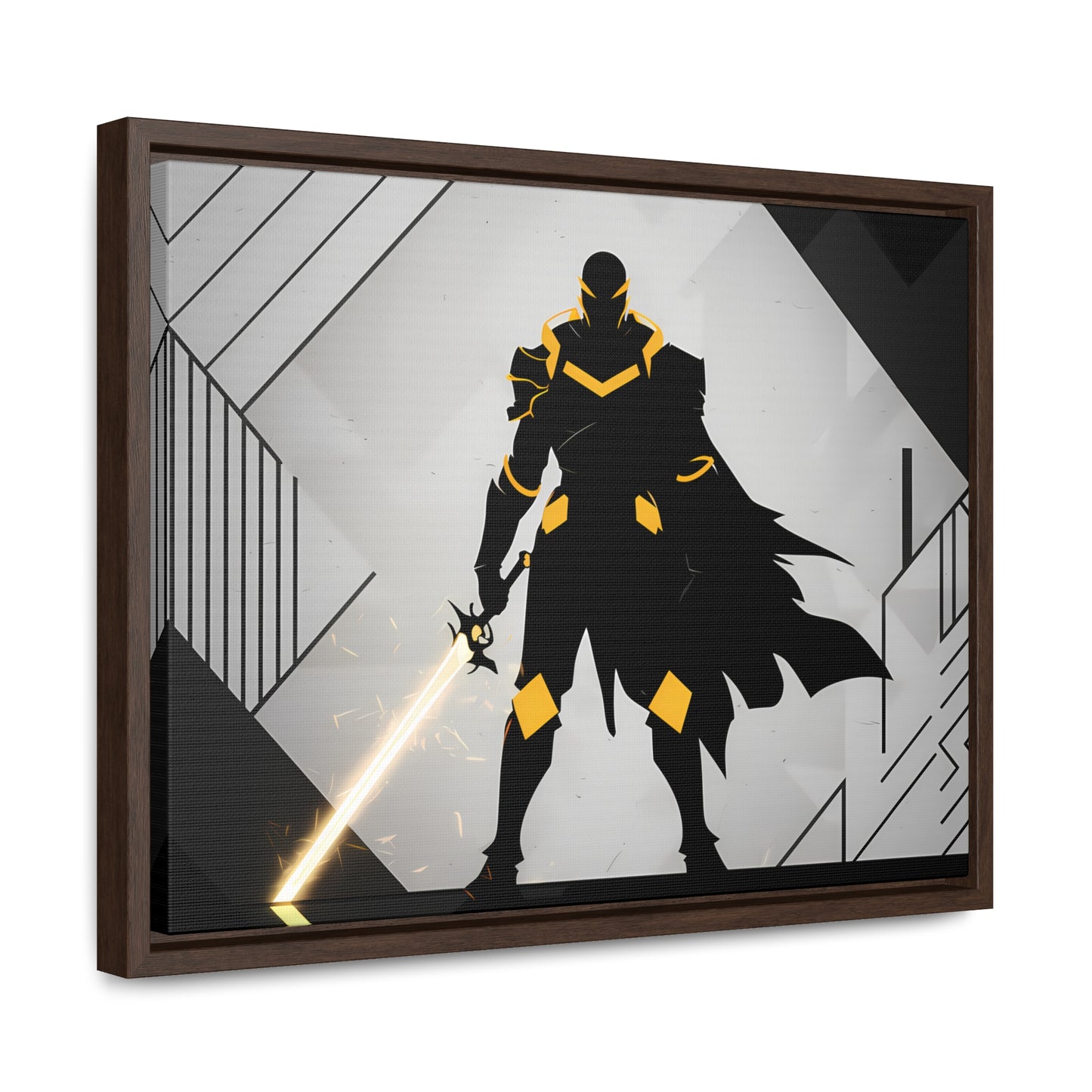 The Sentinel of Shadows - Gallery Canvas Wraps, Horizontal Frame