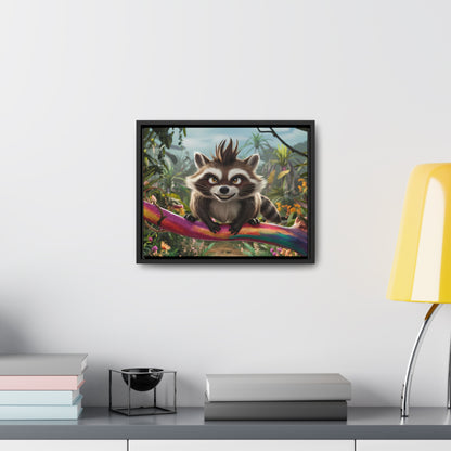 Jungle Mischief - Gallery Canvas Wraps, Horizontal Frame