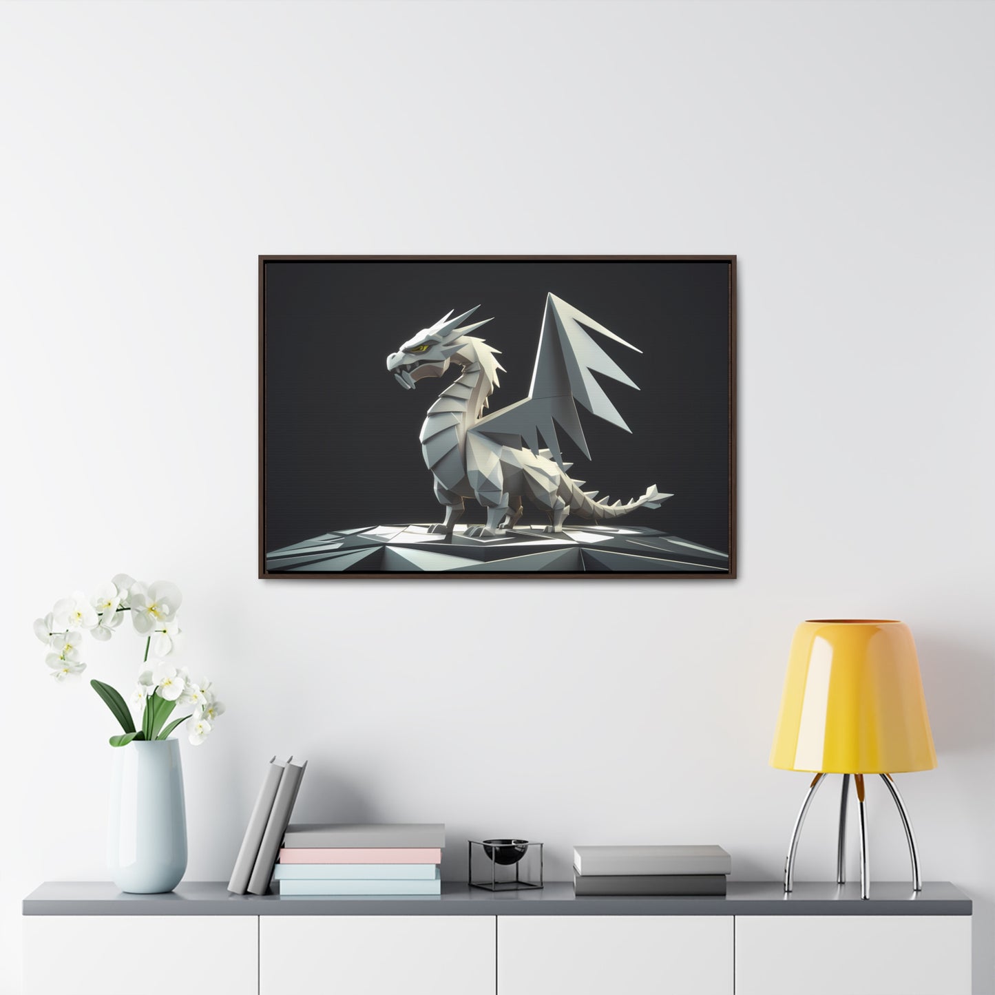 The Silver Sentinel - Gallery Canvas Wraps, Horizontal Frame