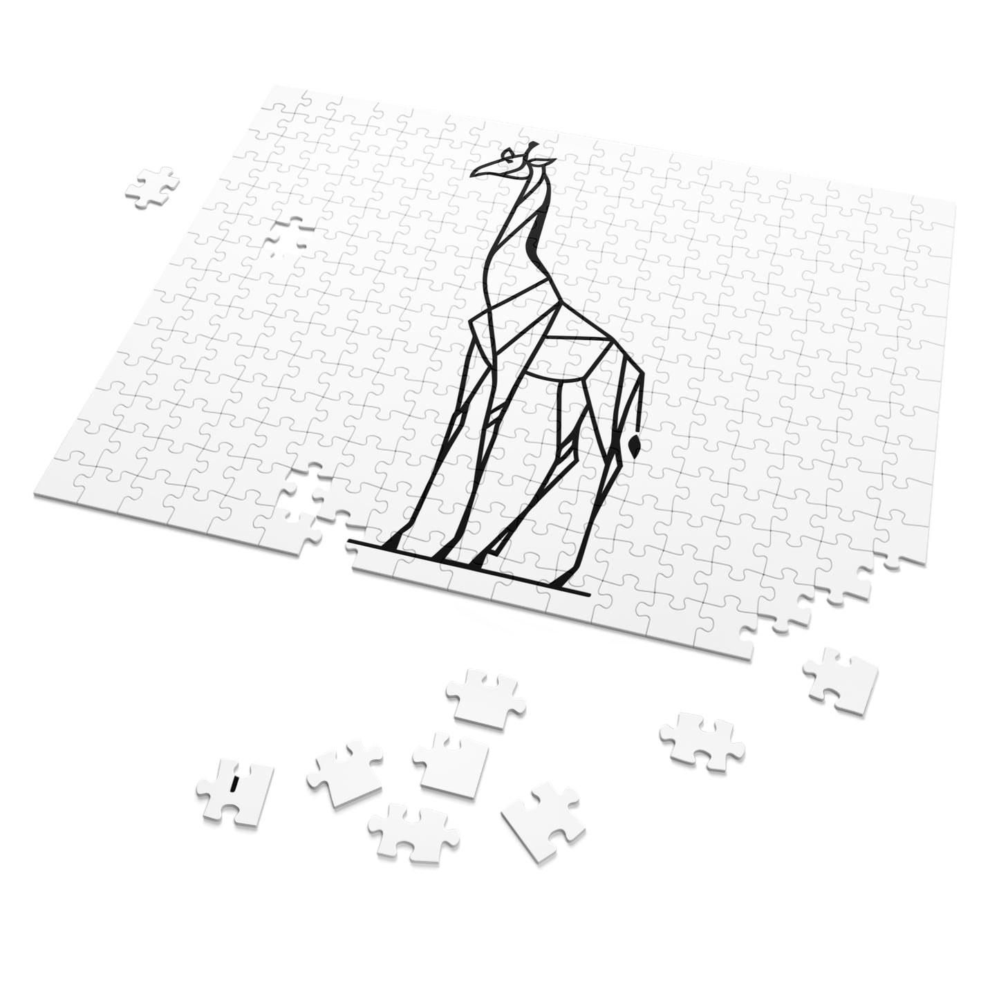 Geometric Giraffe - Jigsaw Puzzle (30, 110, 252, 500,1000-Piece)