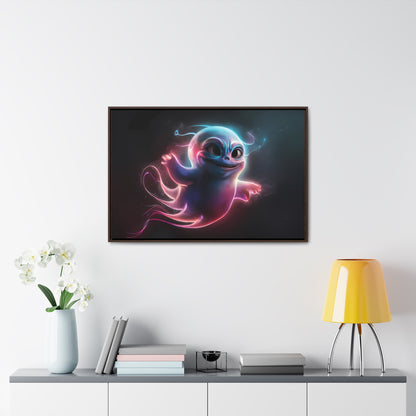 Neon Ghostling - Gallery Canvas Wraps, Horizontal Frame