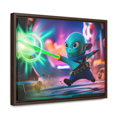 Galactic Defender - Gallery Canvas Wraps, Horizontal Frame