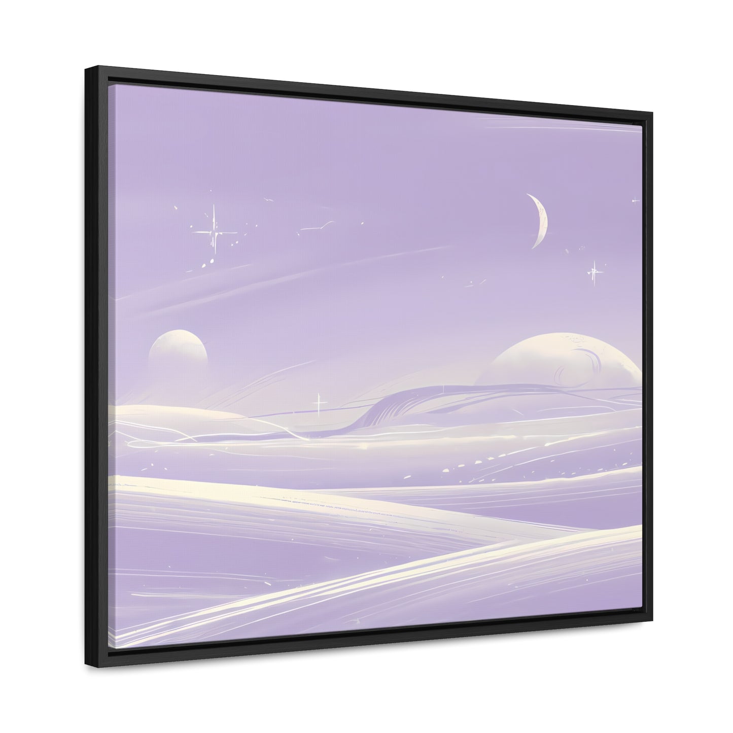 Ethereal Moonscape - Gallery Canvas Wraps, Horizontal Frame