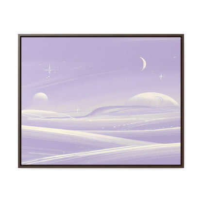 Ethereal Moonscape - Gallery Canvas Wraps, Horizontal Frame