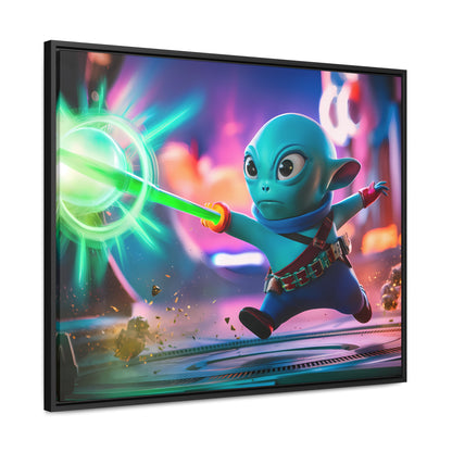 Galactic Defender - Gallery Canvas Wraps, Horizontal Frame