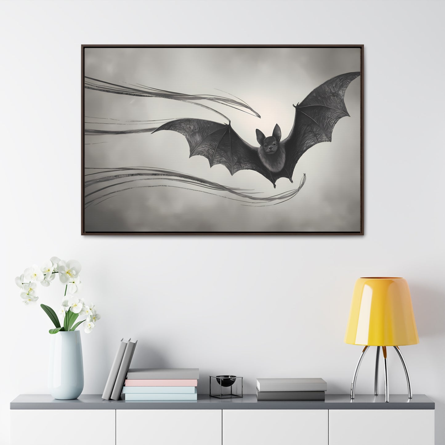 Whispers of the Night - Gallery Canvas Wraps, Horizontal Frame