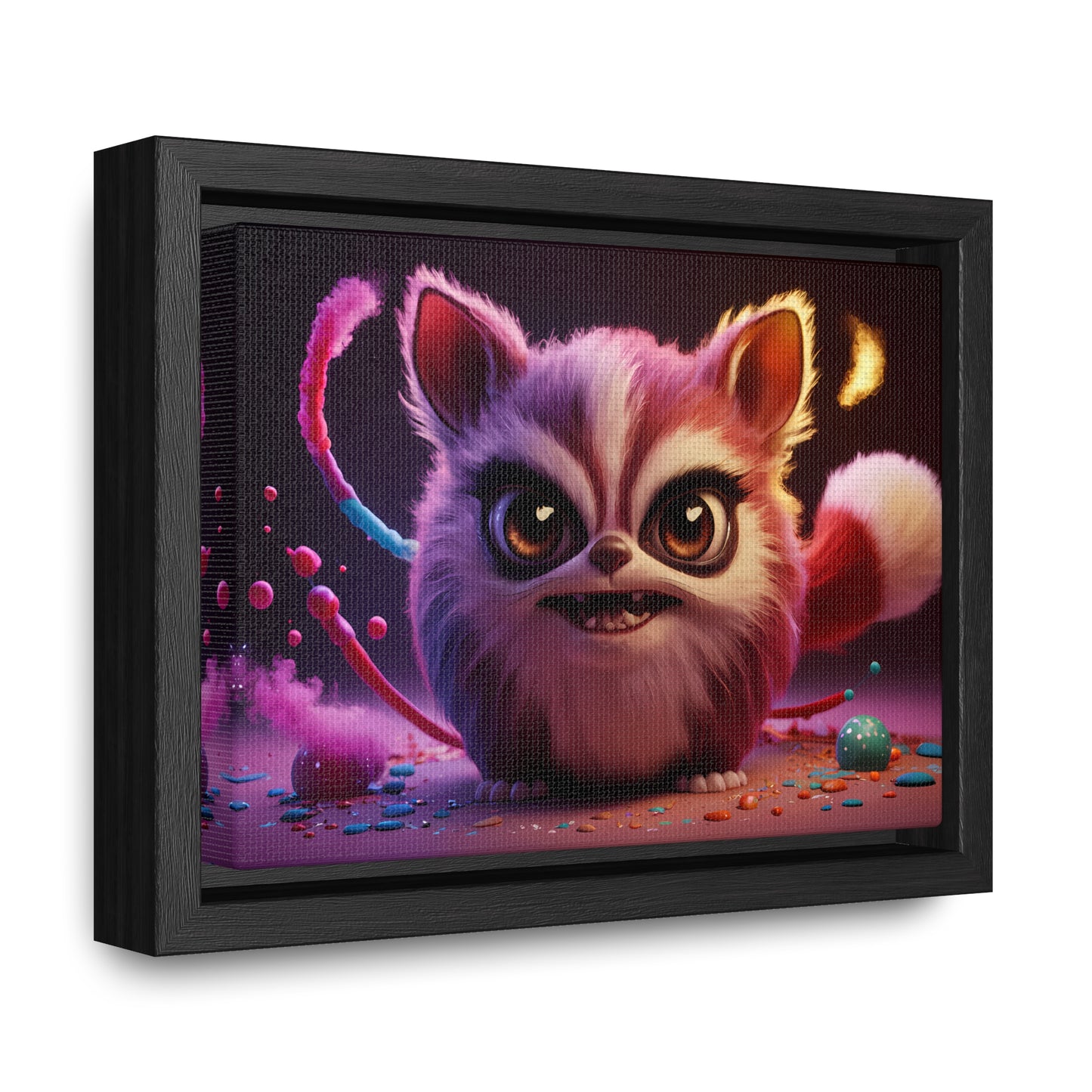 Cosmic Candy Critter - Gallery Canvas Wraps, Horizontal Frame