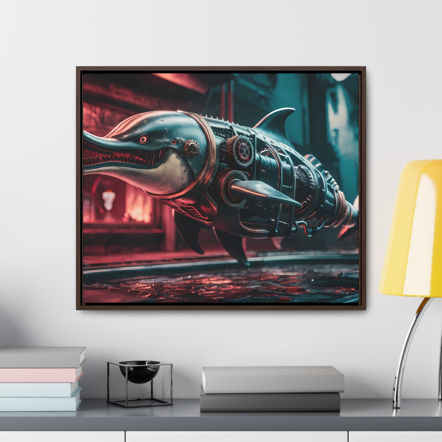 Mechanical Apex Predator - Gallery Canvas Wraps, Horizontal Frame