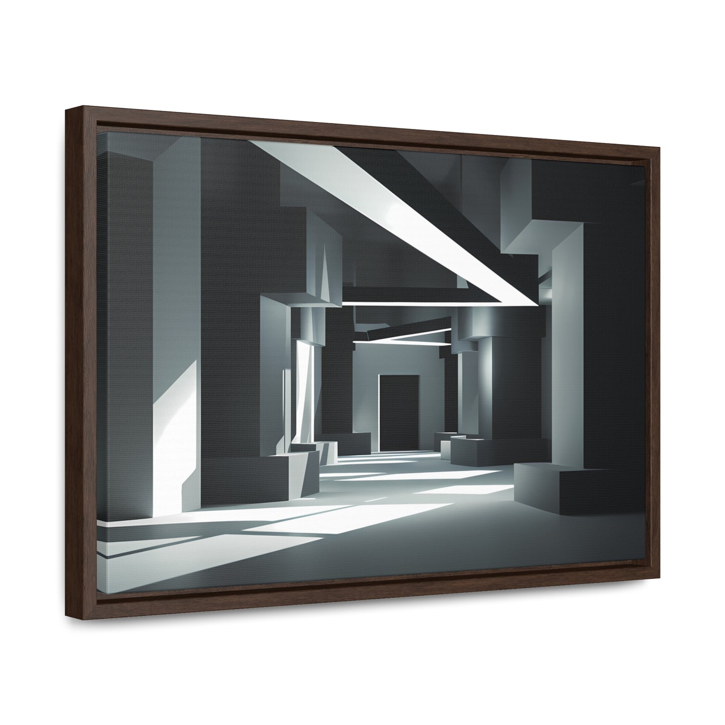 Echoes of Geometry - Gallery Canvas Wraps, Horizontal Frame