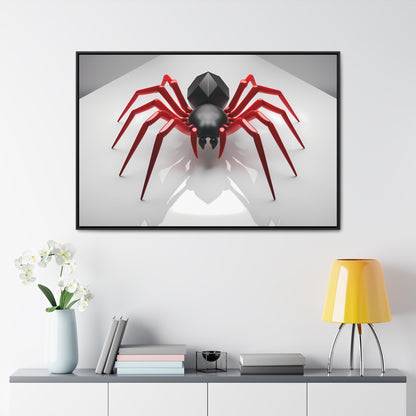 Crimson Arachnid - Gallery Canvas Wraps, Horizontal Frame