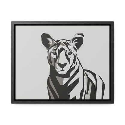 "Monochrome Majesty" - Gallery Canvas Wraps, Horizontal Frame