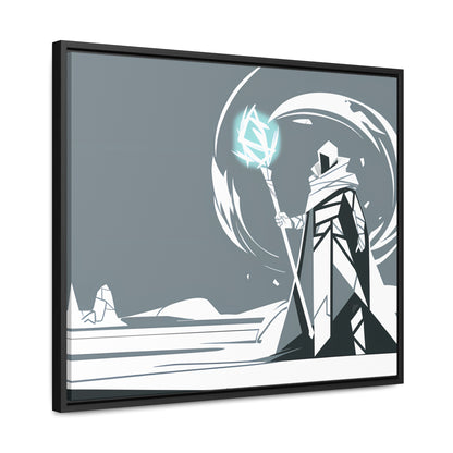 Mage of the Frozen Wastes - Gallery Canvas Wraps, Horizontal Frame