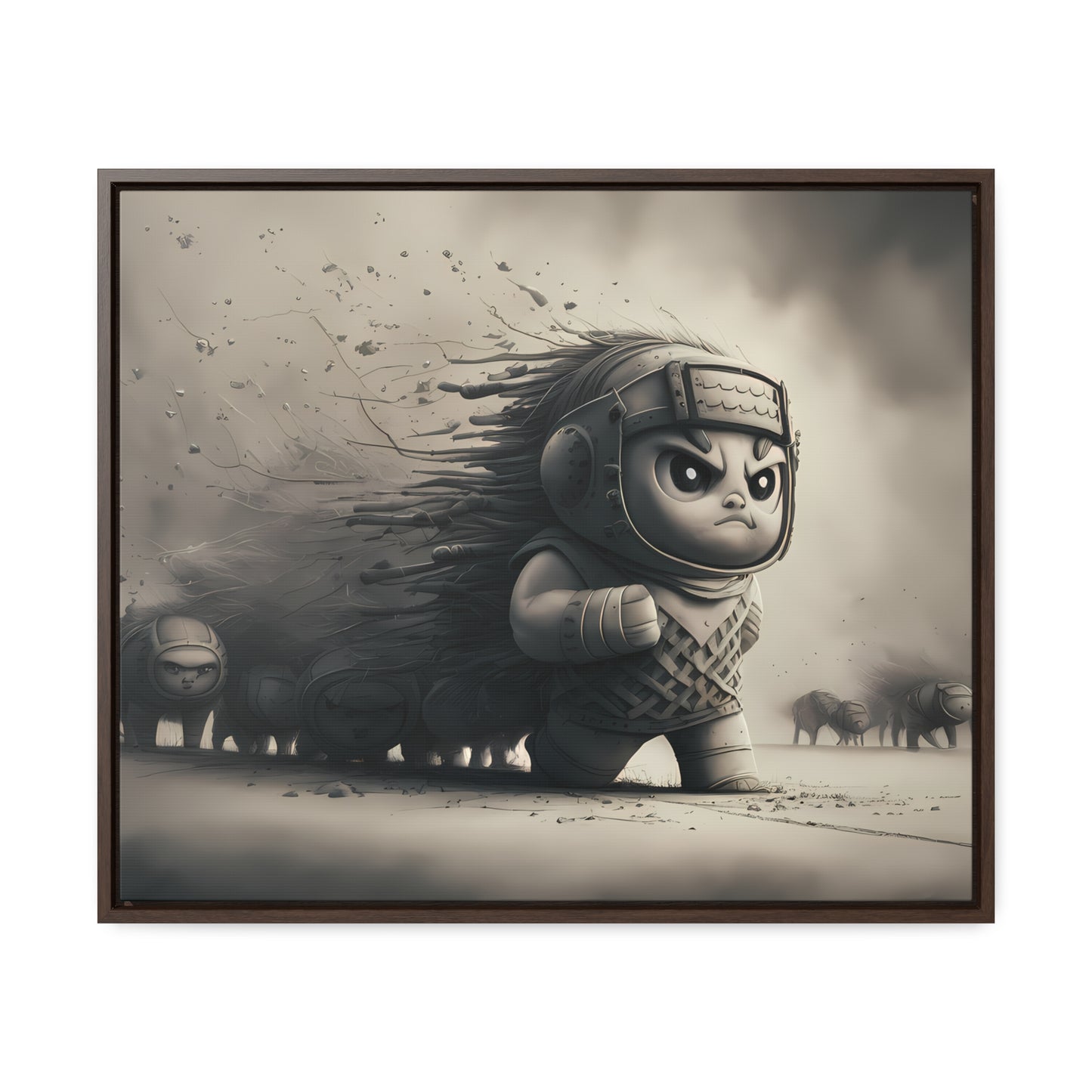 March of the Determined - Gallery Canvas Wraps, Horizontal Frame