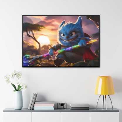 Guardian of the Enchanted Forest - Gallery Canvas Wraps, Horizontal Frame