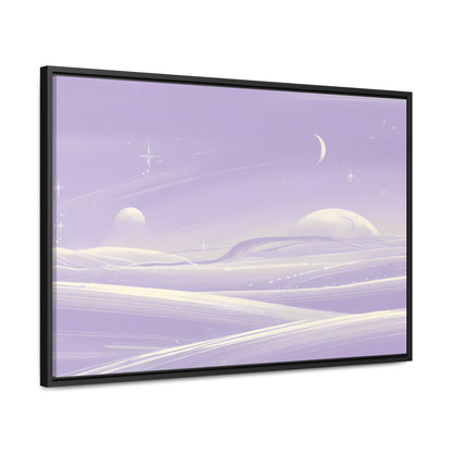 Ethereal Moonscape - Gallery Canvas Wraps, Horizontal Frame