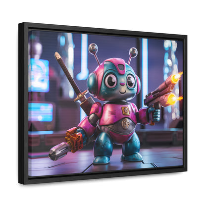 Robo-Samurai Defender - Gallery Canvas Wraps, Horizontal Frame