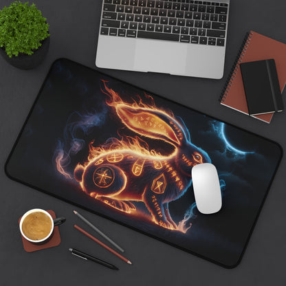 Mystical Rabbit - Desk Mat