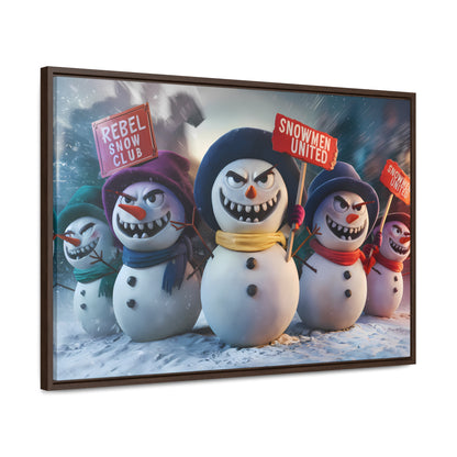 Frosty Revolt - Gallery Canvas Wraps, Horizontal Frame