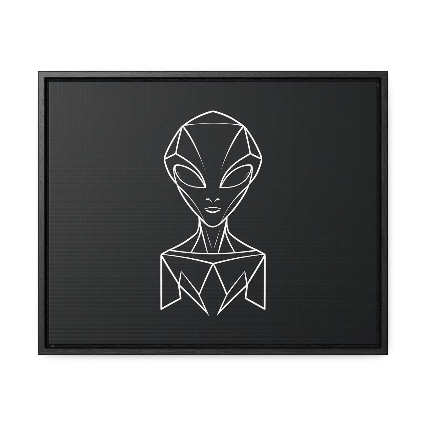 Alien Geometry - Gallery Canvas Wraps, Horizontal Frame