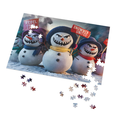 The Great Snowman Rebellion - Jigsaw Puzzle (30, 110, 252, 500,1000-Piece)