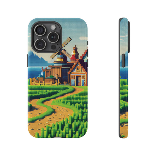 Pixel farming Village - Smartphone Tough Cases