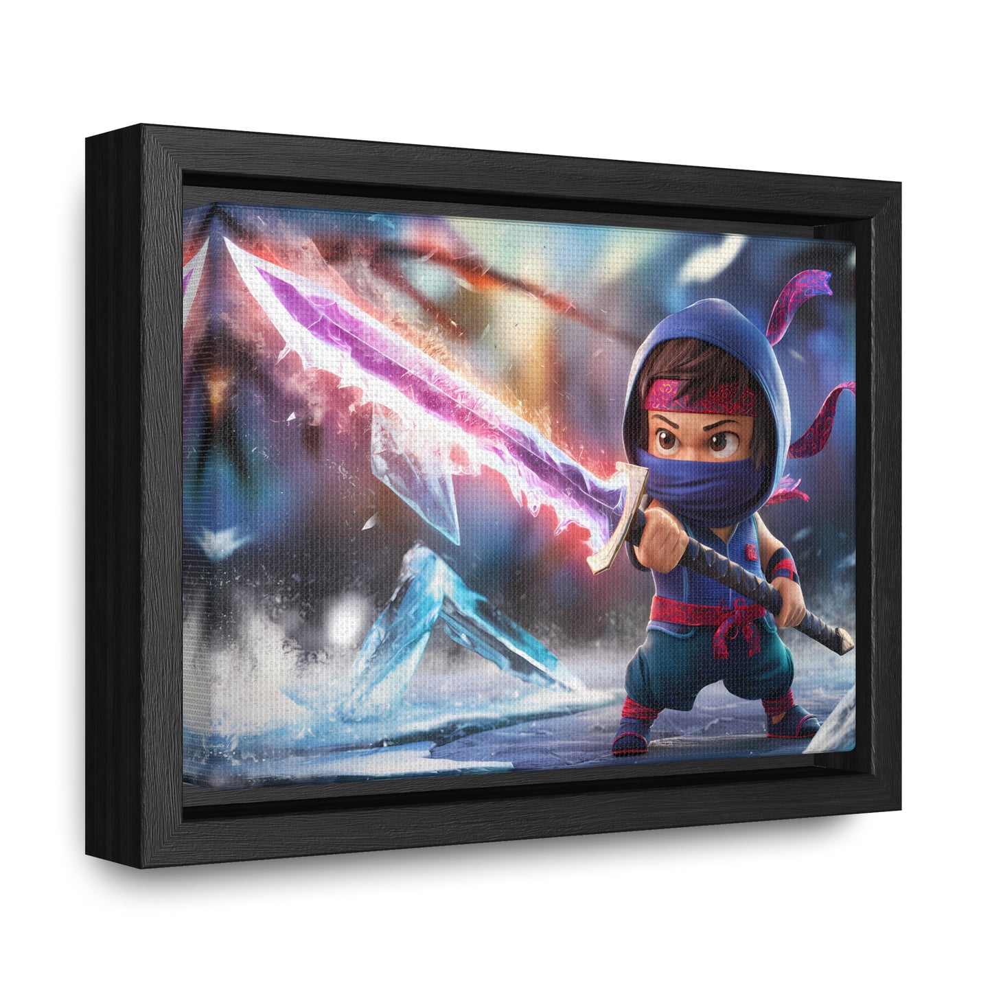 Blade of the Frozen Shadow - Gallery Canvas Wraps, Horizontal Frame